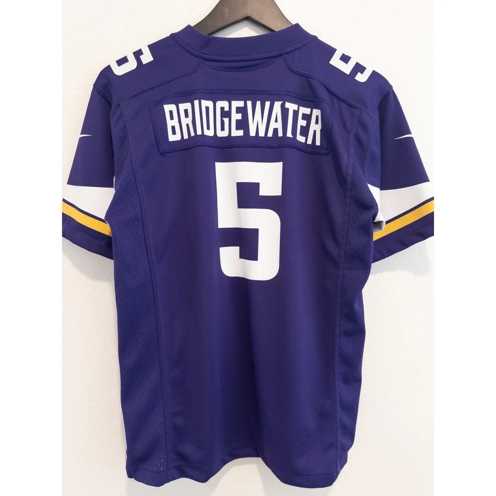 Nike NFL Minnesota Vikings Jersey Boys L Teddy Bridgewater Football Fan Sporty